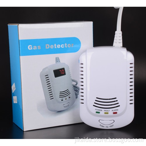 2015 hot product human voice prompt portable LPG gas leak detector